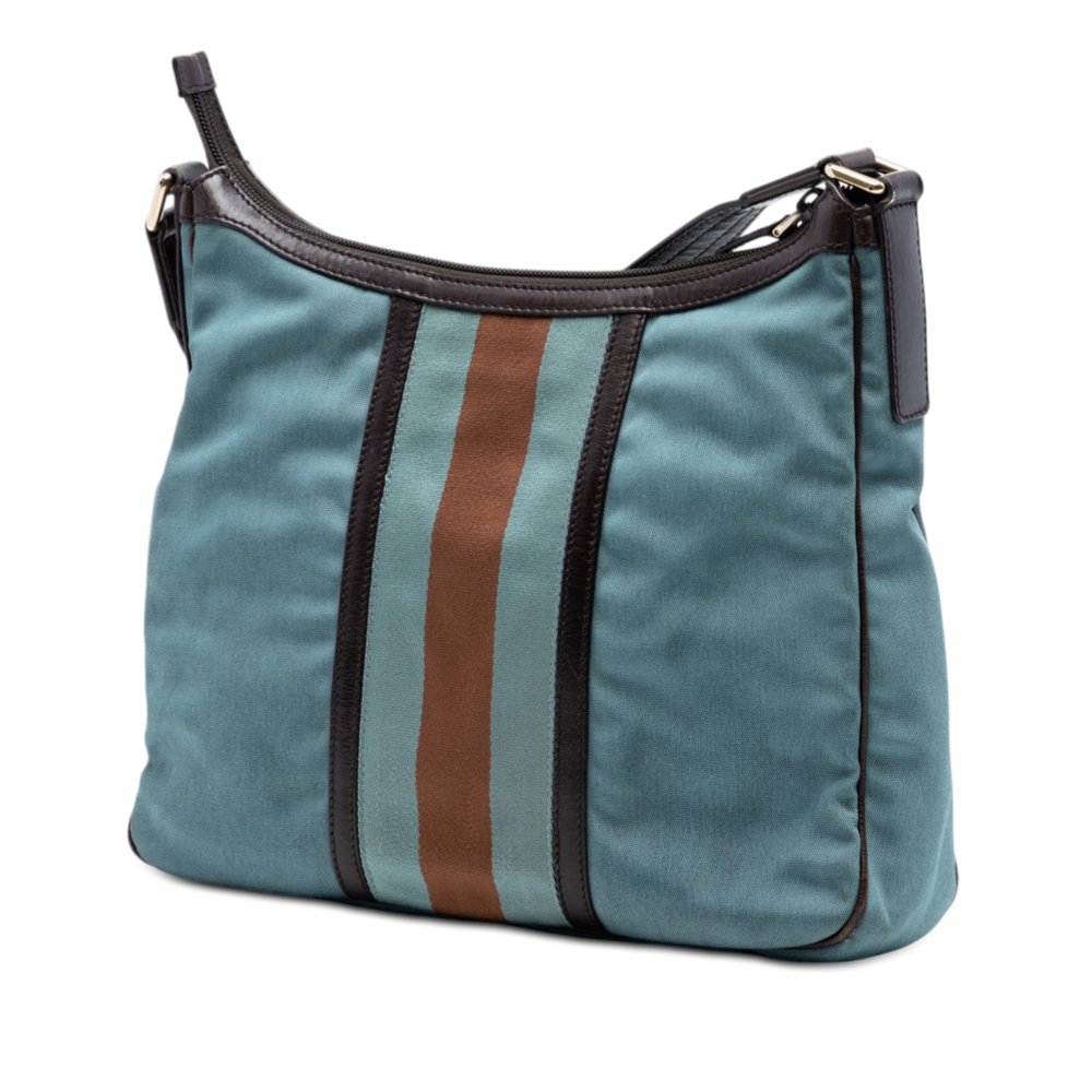 Pre-Loved Gucci Canvas Web Shoulder Bag - Picture 2 of 7